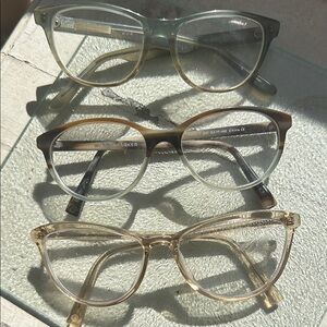 Derek Lam & Warby Parker Women's Glasses Set - Clear, Brown, and Beige